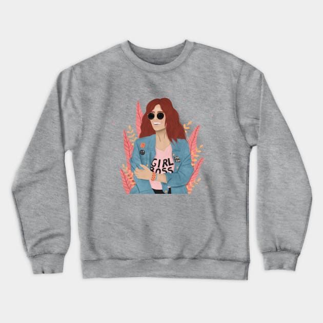 GIRL BOSS Crewneck Sweatshirt by The Cute Feminist
